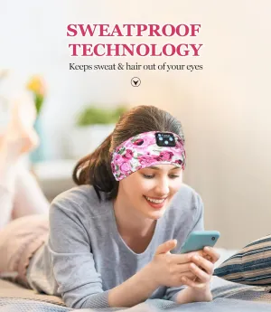 Sleeping Headphones Bluetooth Headband, Unisex-Adults Hairband Sound, Long Play Time, Perfect for Sleeping, Relaxation, Meditation, Travel, Yoga, Running, Jogging, Gift