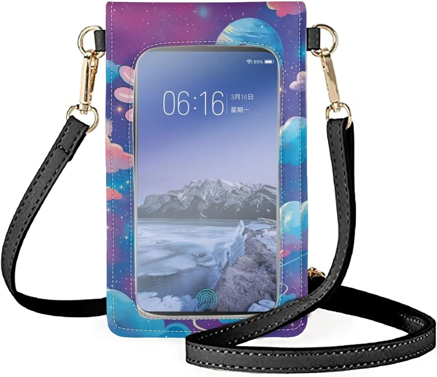 Small Crossbody Bags for Women Cell Phone Purse Leather Shoulder Handbags Medium Size