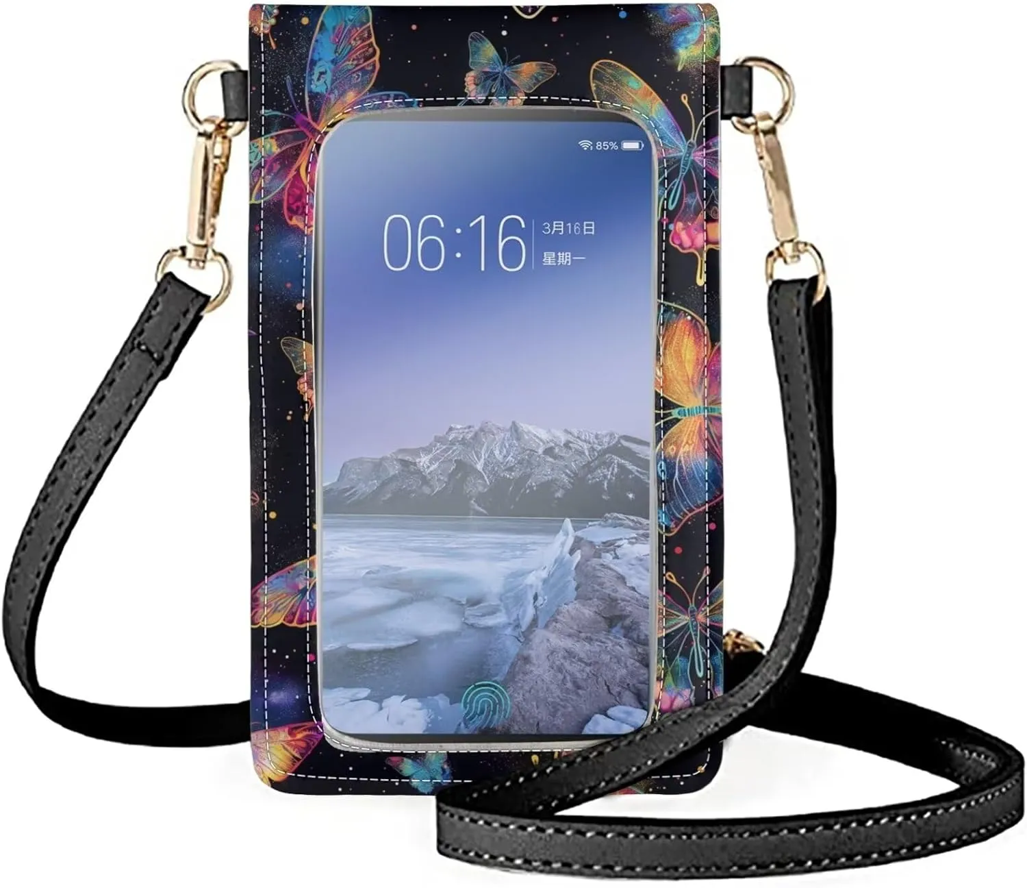 Small Crossbody Bags for Women Cell Phone Purse Leather Shoulder Handbags Medium Size