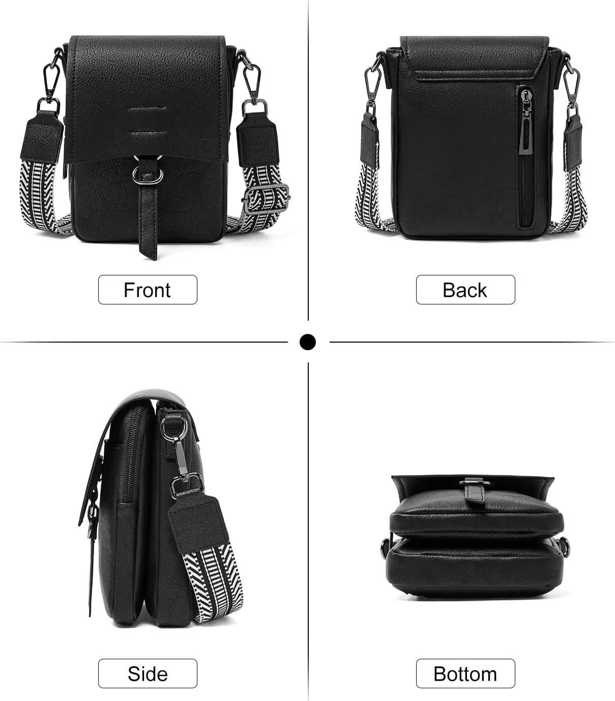 Small Crossbody Bags for women,Soft Leather Cell Phone Purse Lightweight,Little Crossbody Purses Women Trendy with Card slots