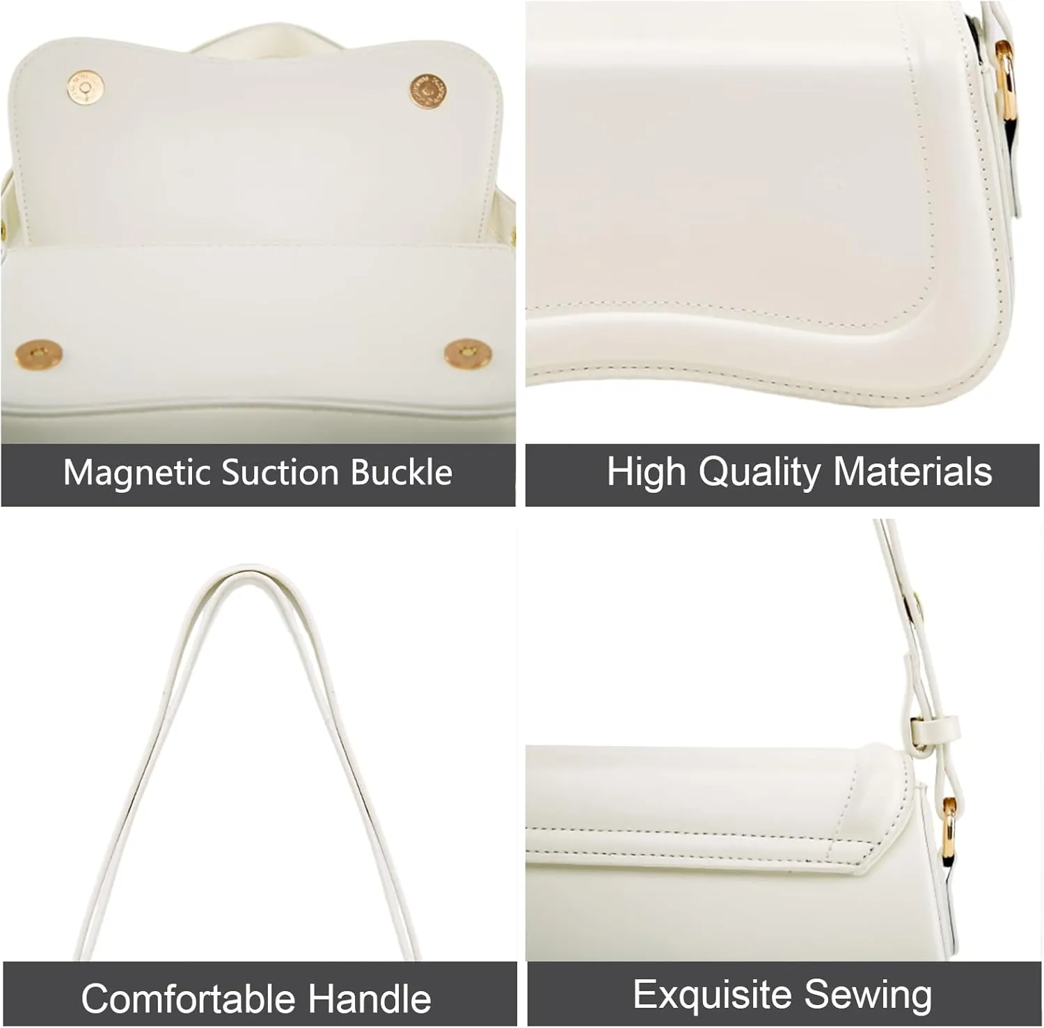 Small Shoulder Bag for women,Crossbody Purses,Leather Tote Handbag Clutch Hobo Purse,with Zipper Closure for Women