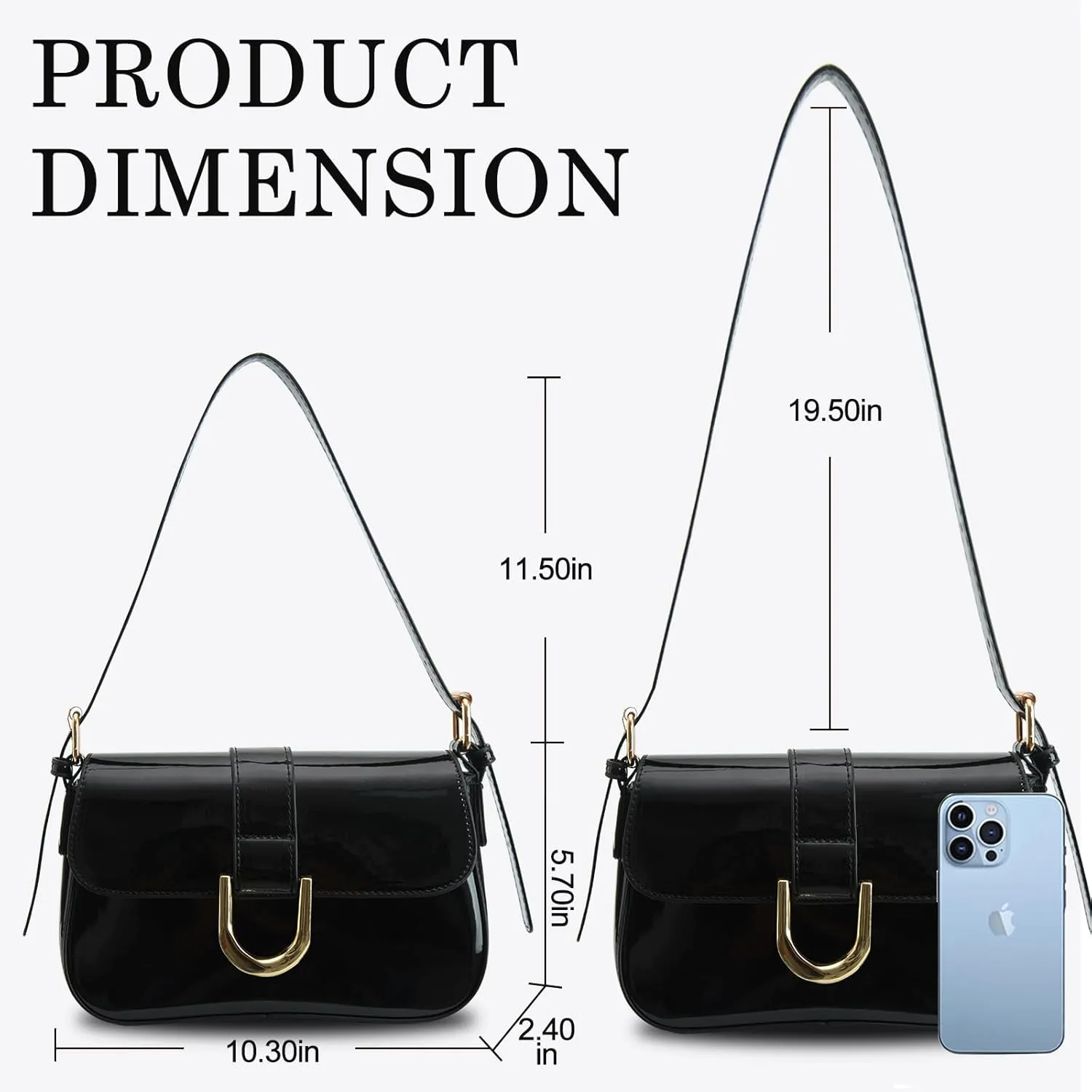 Small Shoulder Bag for women,Crossbody Purses,Leather Tote Handbag Clutch Hobo Purse,with Zipper Closure for Women