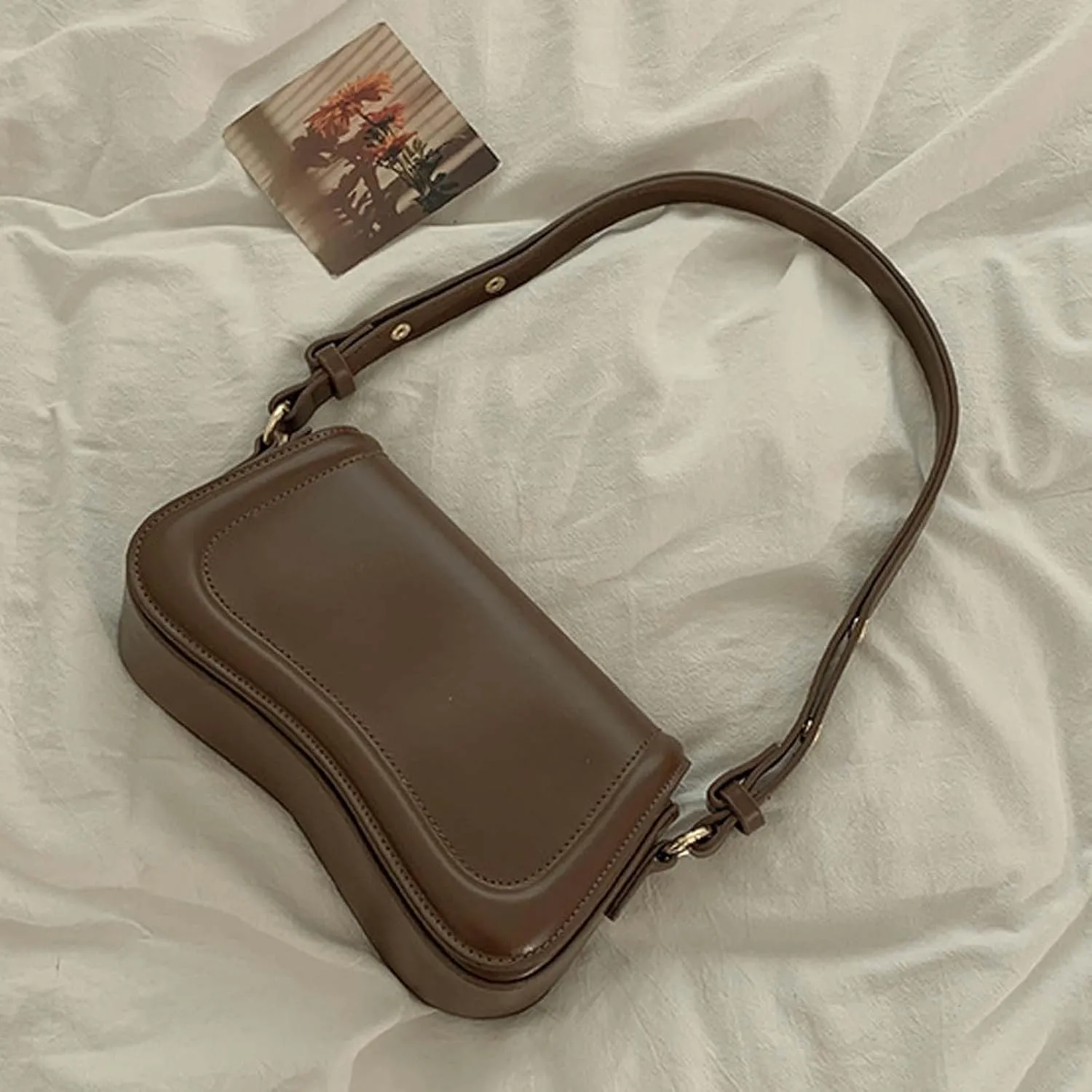 Small Shoulder Bag for women,Crossbody Purses,Leather Tote Handbag Clutch Hobo Purse,with Zipper Closure for Women