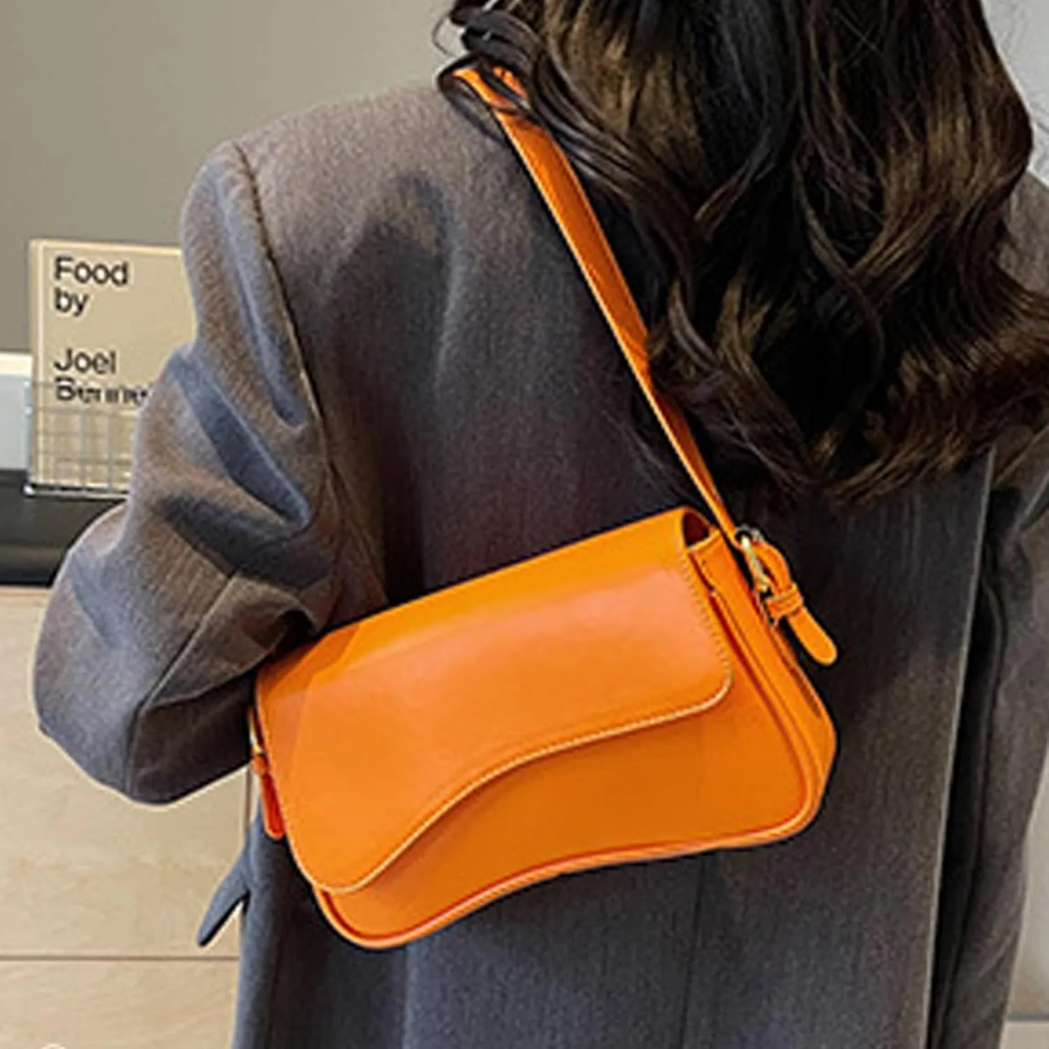 Small Shoulder Bags for Women,Crossbody Purses,Retro Vegan Leather Tote Handbag, Clutch Hobo Purse with Zipper