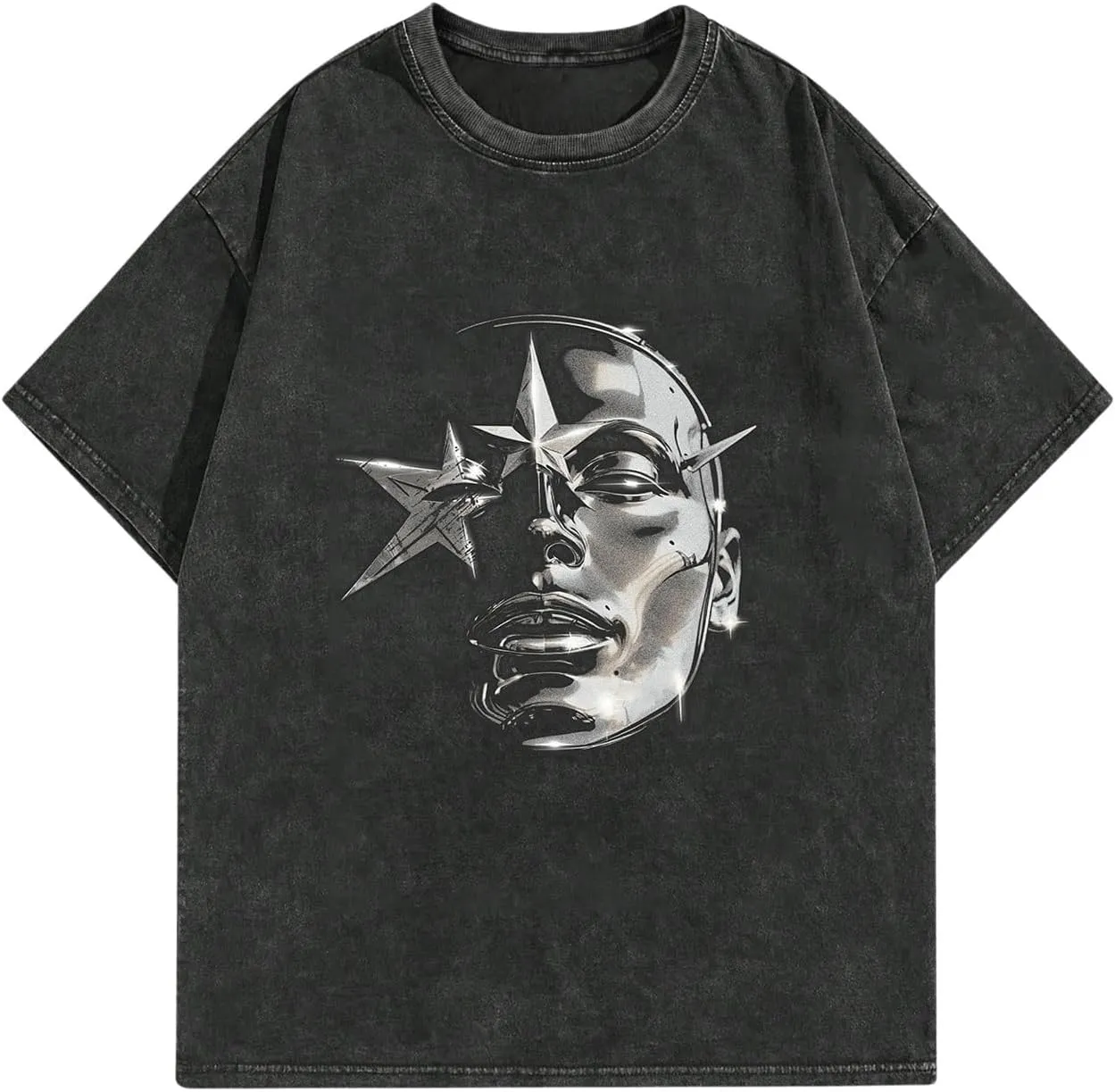 SOLY HUX Men's Graphic Tees Crew Neck Short Sleeve T Shirt Vintage Summer Tops