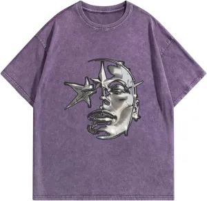 SOLY HUX Men's Graphic Tees Crew Neck Short Sleeve T Shirt Vintage Summer Tops