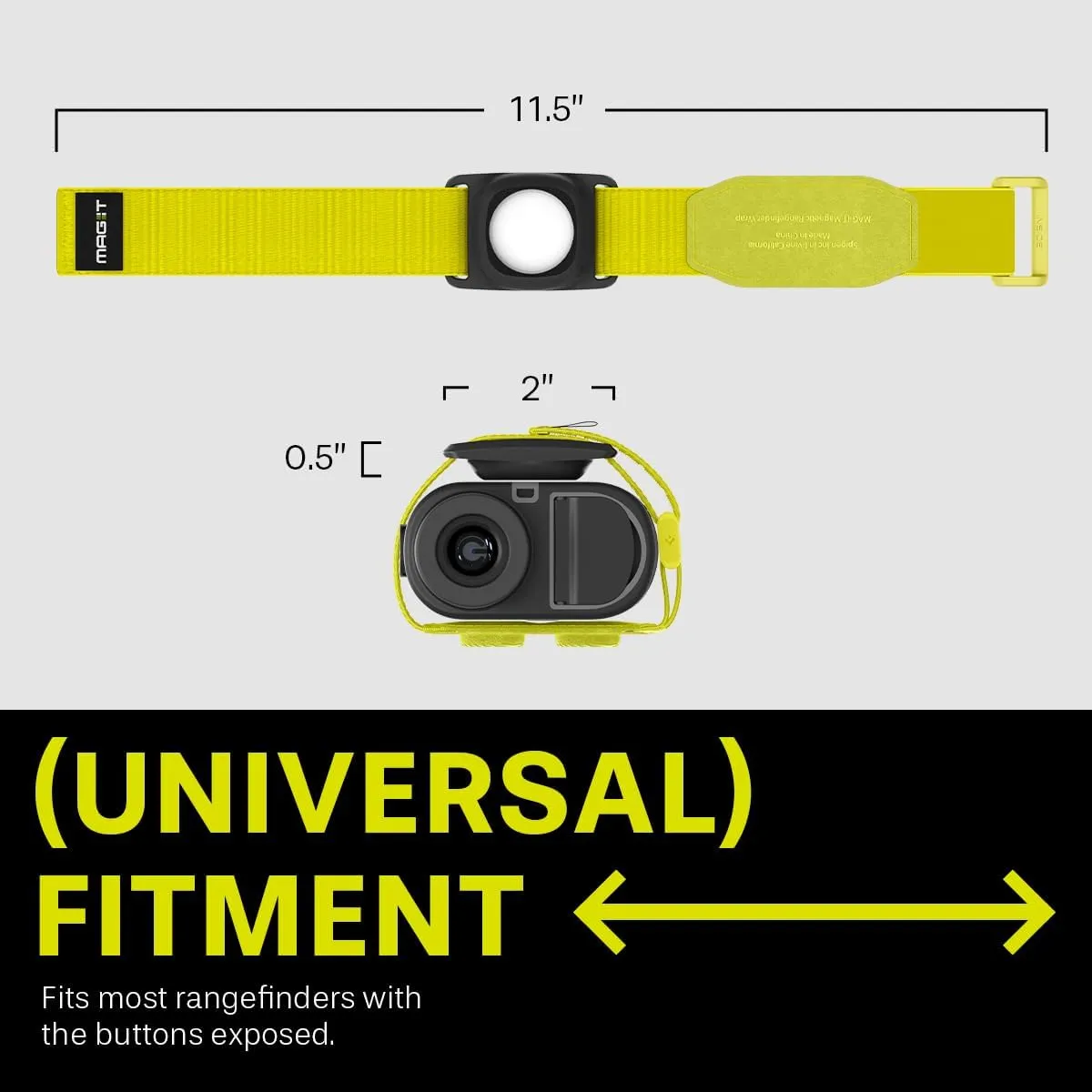 Spigen MAG-iT Magnetic Golf Rangefinder Strap with AirTag/TagMe Tracker and GPS for Golf Cart
