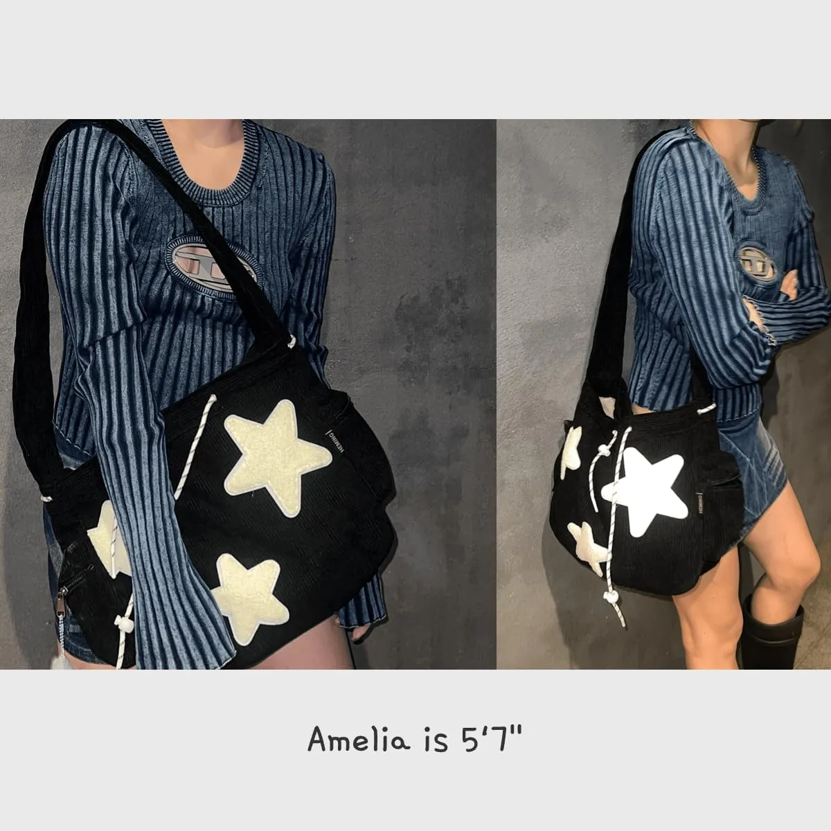 Star Tote Hobo Bag Women Aesthetic Messenger Cute Bag Handbag Large Capacity Tote Shoulder Bag Casual Crossbody