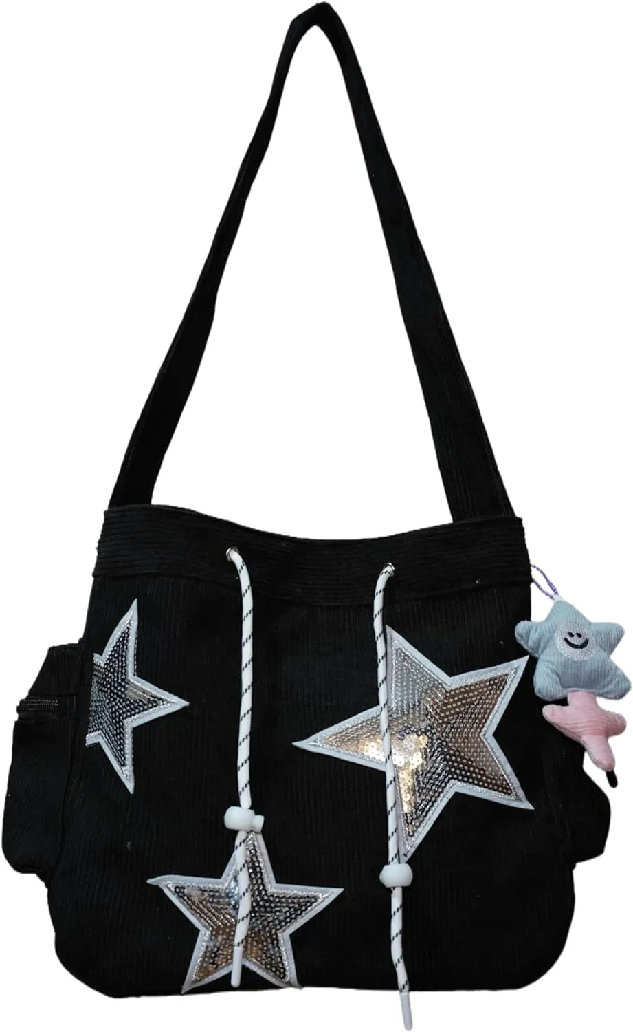 Star Tote Hobo Bag Women Aesthetic Messenger Cute Bag Handbag Large Capacity Tote Shoulder Bag Casual Crossbody