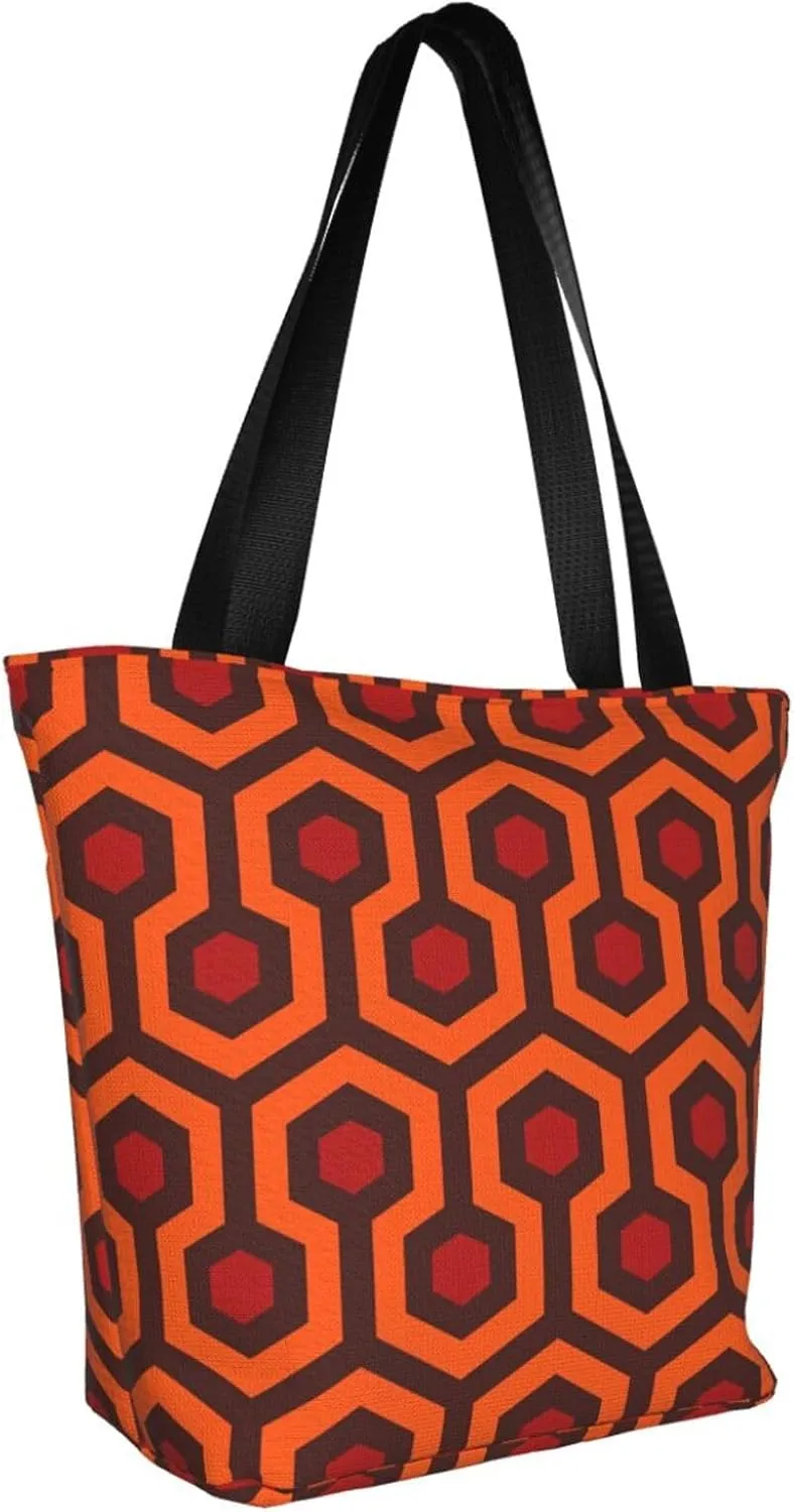 Stylish And Durable Shining Overlook Shoulder Bag - Full Print, Large Capacity