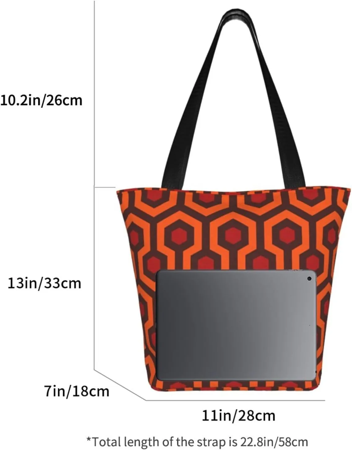 Stylish And Durable Shining Overlook Shoulder Bag - Full Print, Large Capacity