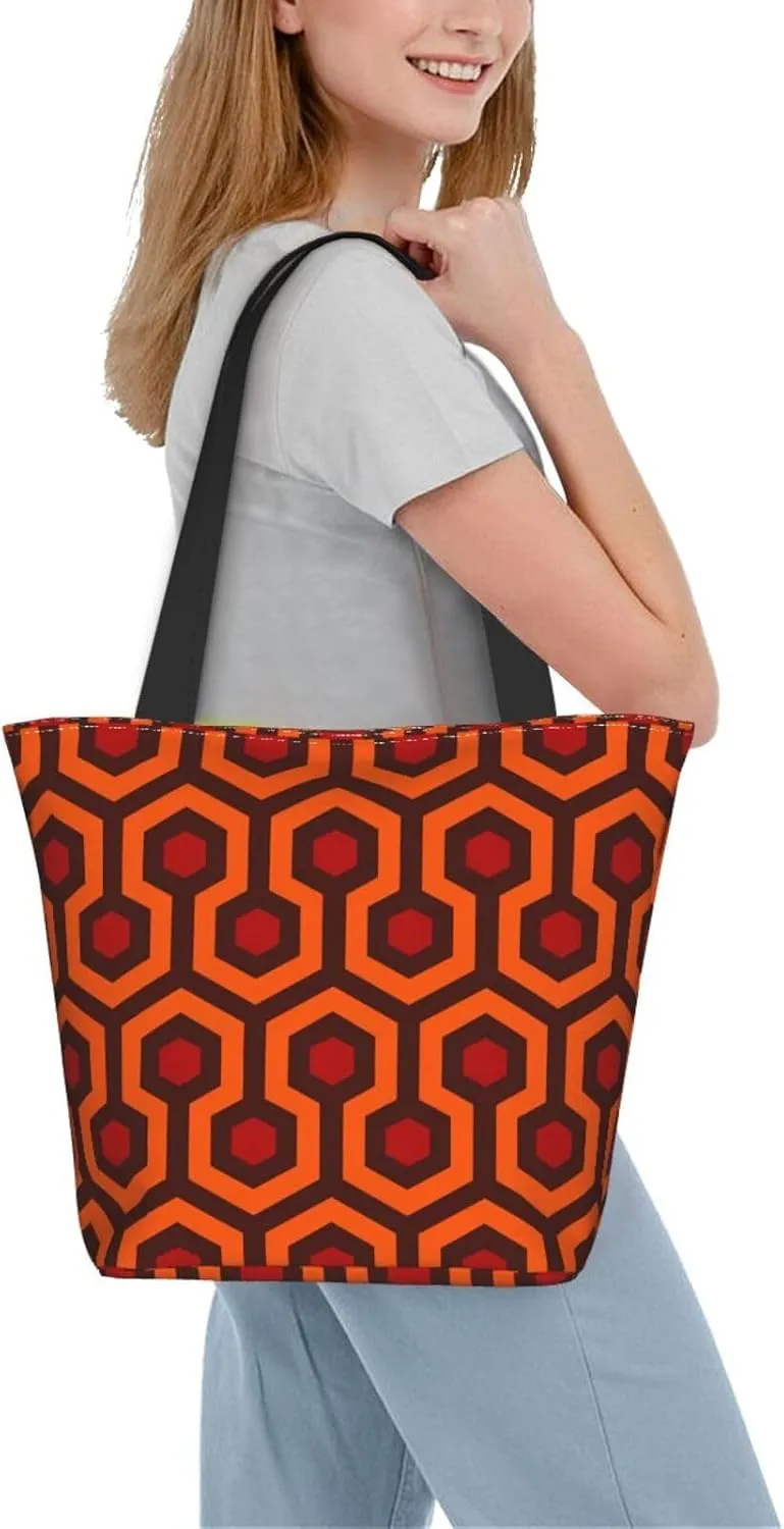 Stylish And Durable Shining Overlook Shoulder Bag - Full Print, Large Capacity