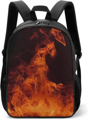 Stylish Backpack, Dancing Fire Print Durable Backpack Travel Backpack Hiking Backpack Ergonomic Backpack Comfortable Backpack