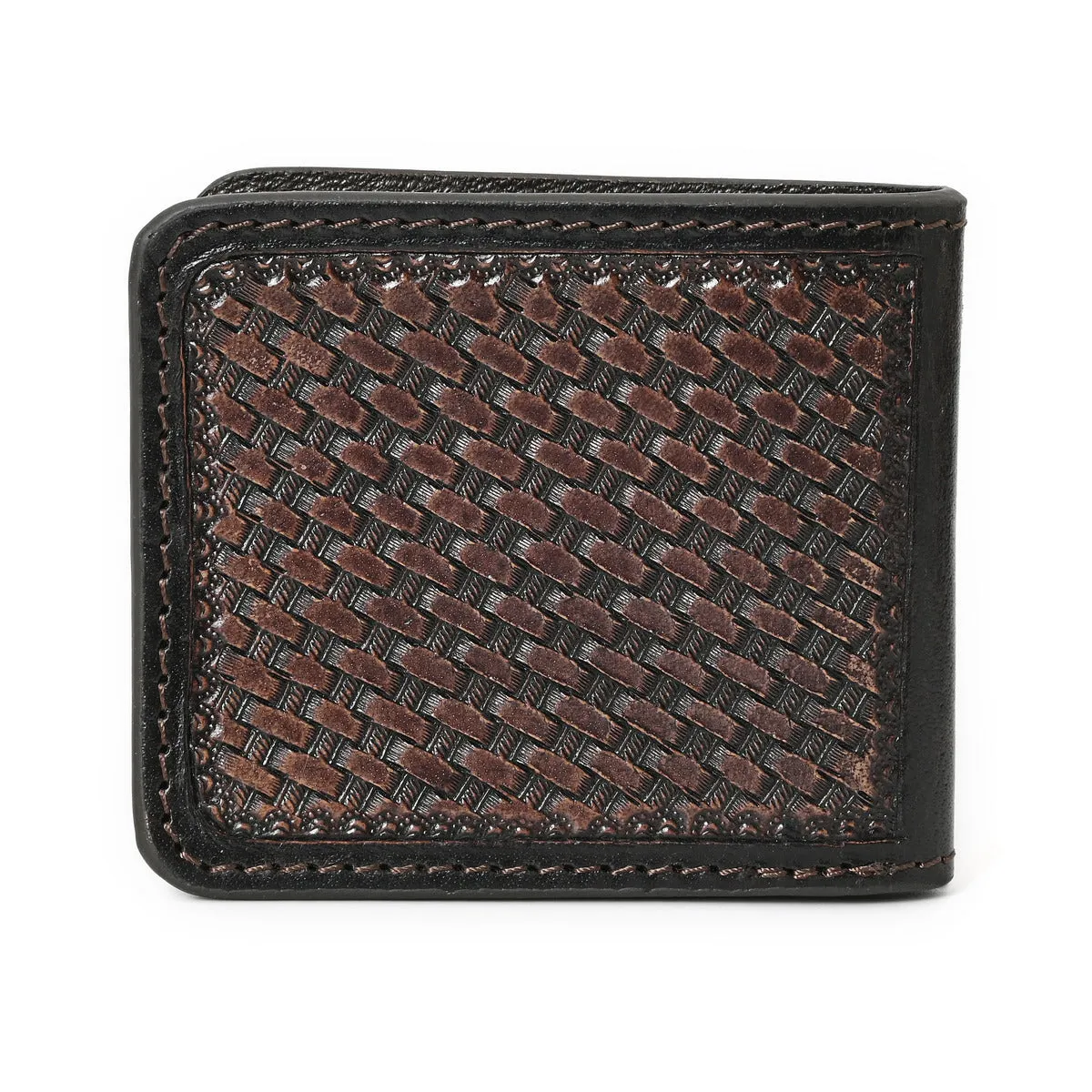 Sunflower Twin Handtooled Hipster Wallet