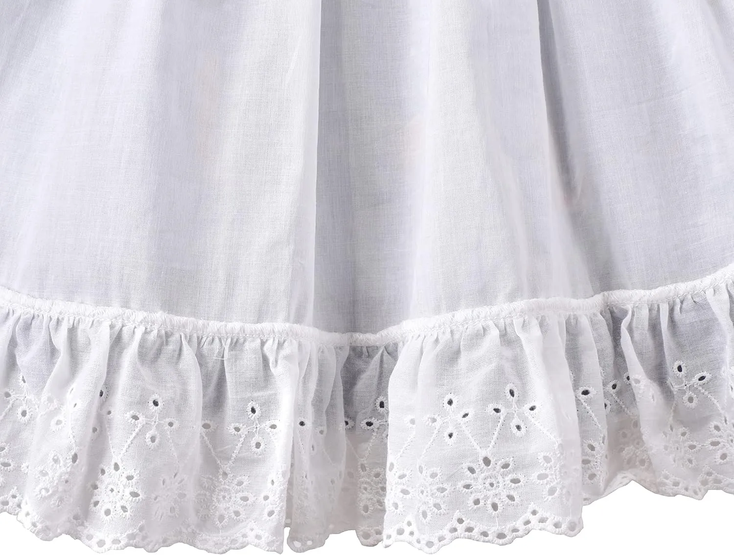 Sunny Fashion Girls Dress Polka Dot Overlap Design with Trim Yellow Size 4-10