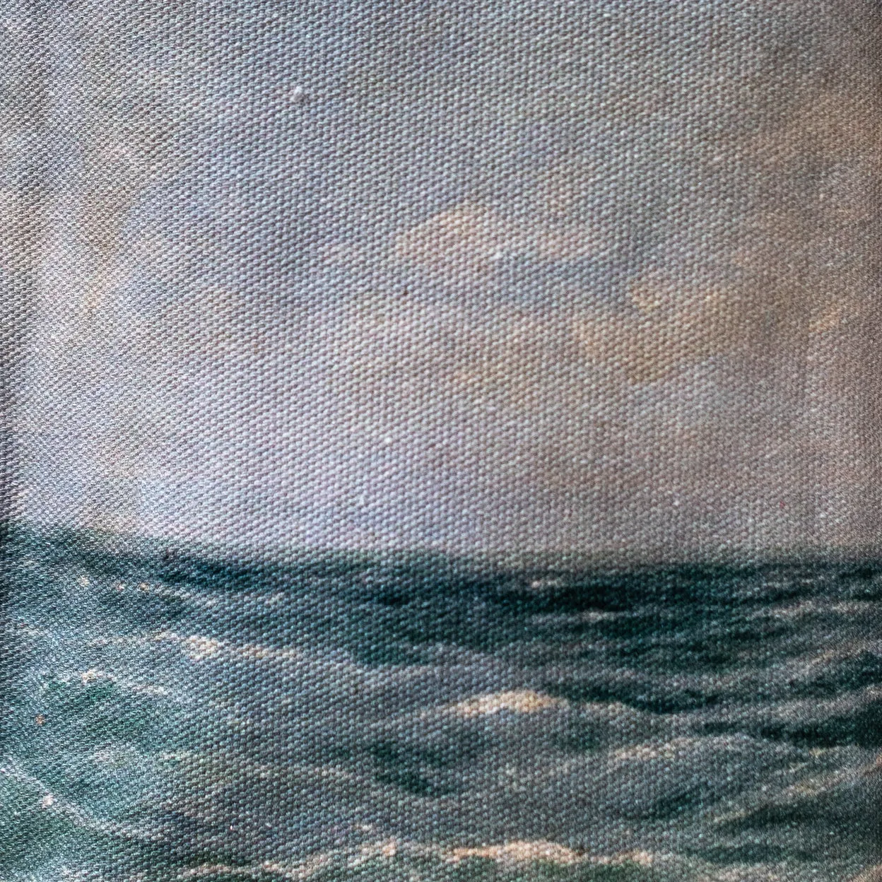 SWARM CANVAS PAINTING CLUTCH - SEA