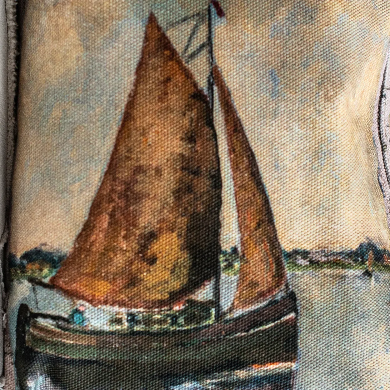 SWARM: CANVAS PAINTING CLUTCH - TWO SAILS