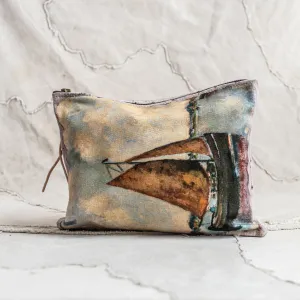 SWARM: CANVAS PAINTING CLUTCH - TWO SAILS
