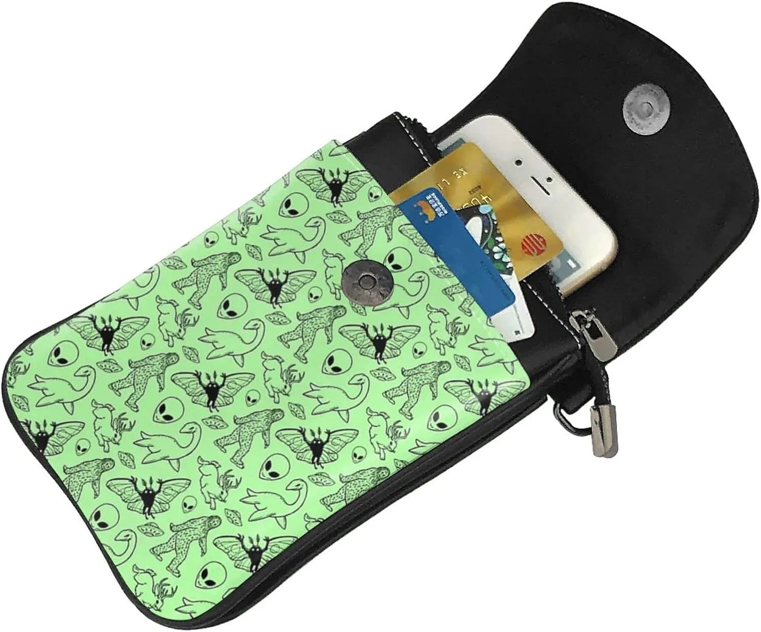 SWEET TANG Womens Cell Phone Wallet Purse Casual Phone Pouch Clutch Crossbody Shoulder Bag