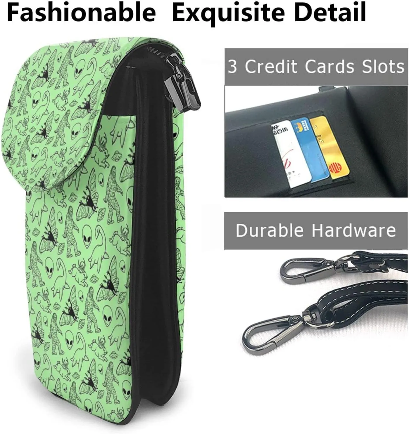 SWEET TANG Womens Cell Phone Wallet Purse Casual Phone Pouch Clutch Crossbody Shoulder Bag