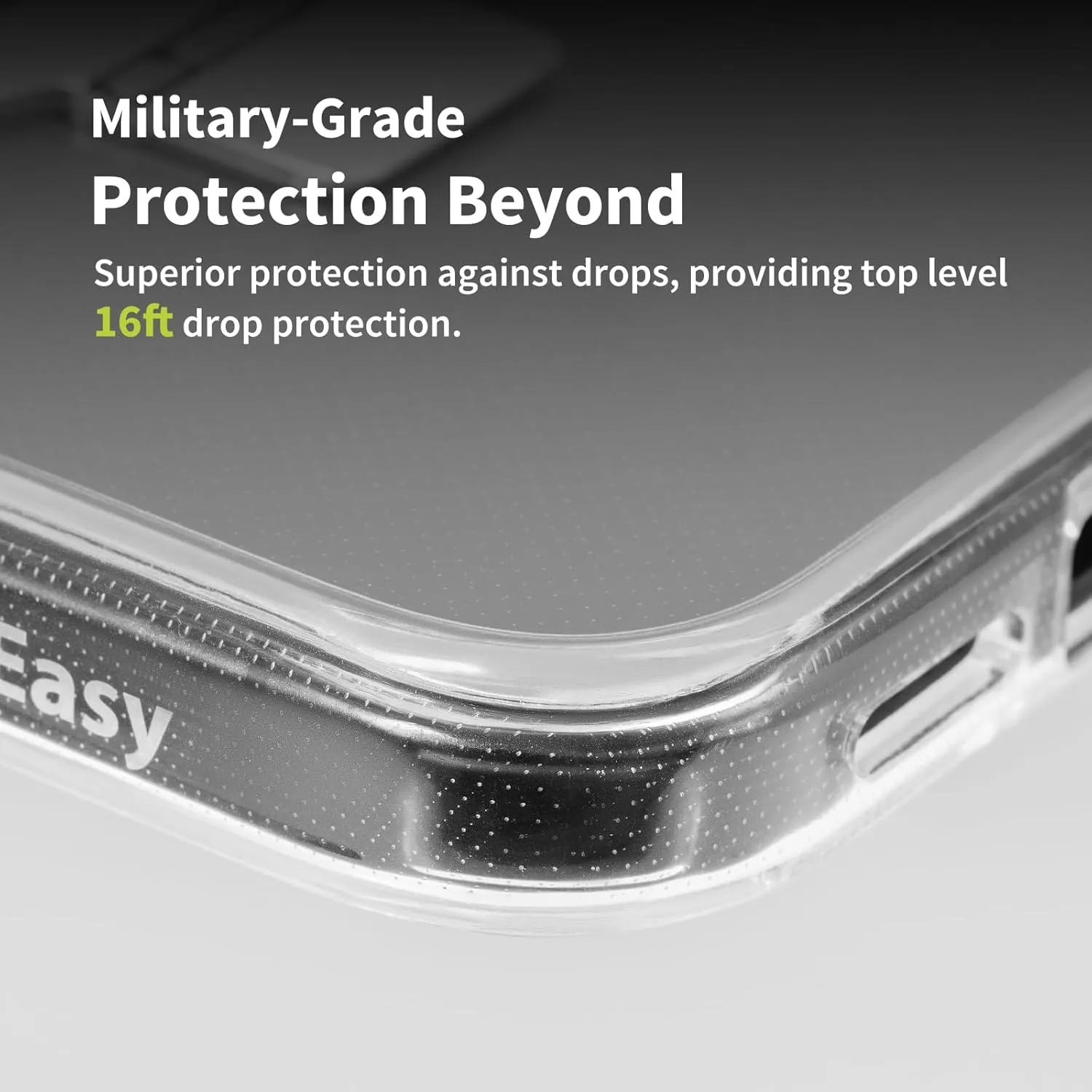 SWITCHEASY Protective Case for iPhone 16 Pro Max 6.9" with MagStand, Military-Grade Drop Protection, Kick Ring Stand, Compatible with MagSafe, Shockproof Phone Case- Ash