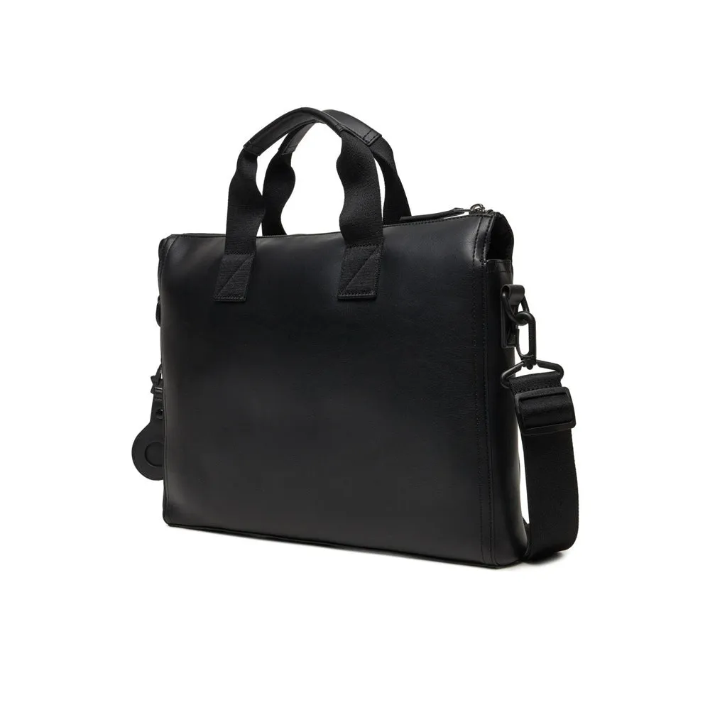 Tagged Commuter Laptop bag - Black
