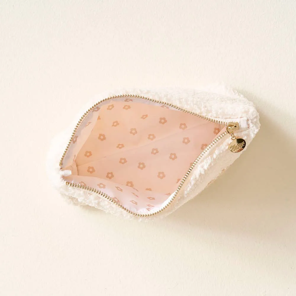Teddy Pouch "BABY" - Cream