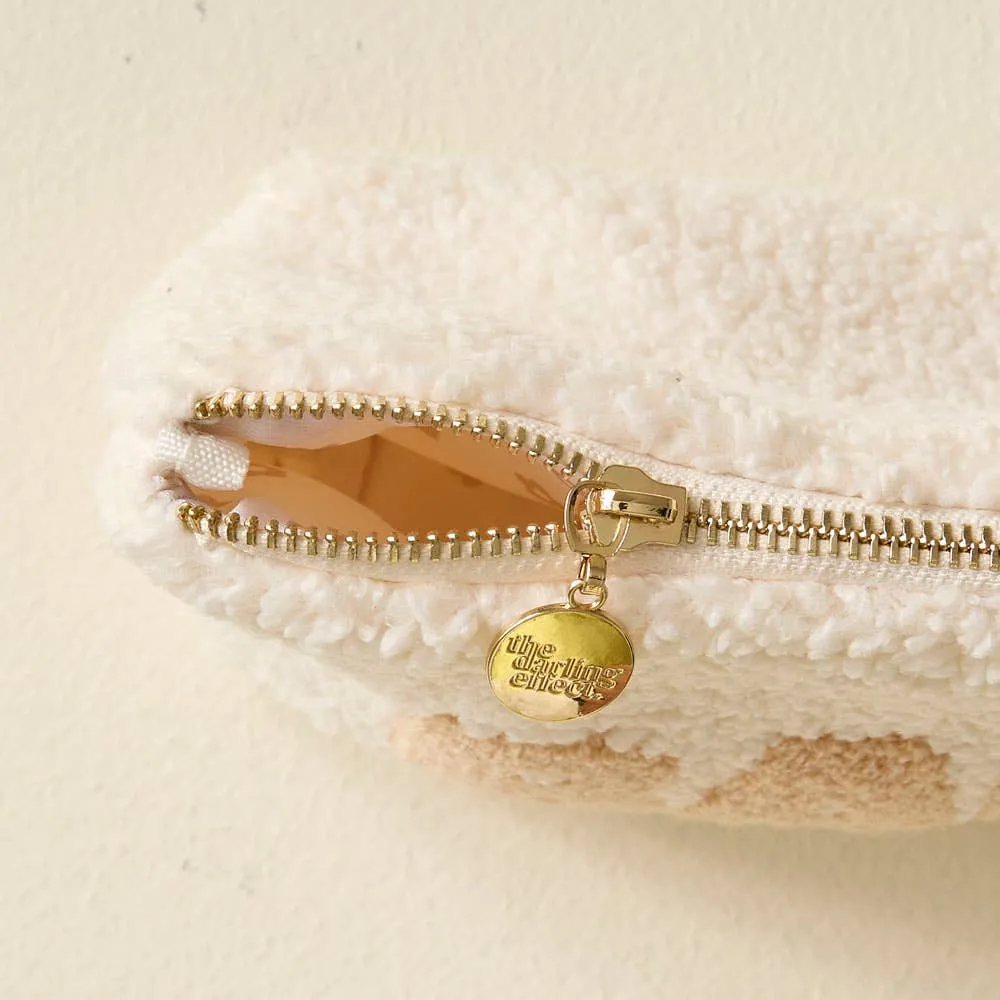 Teddy Pouch "BABY" - Cream