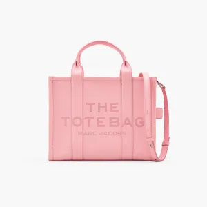 The Leather Medium Tote Bag in Ribbon Pink