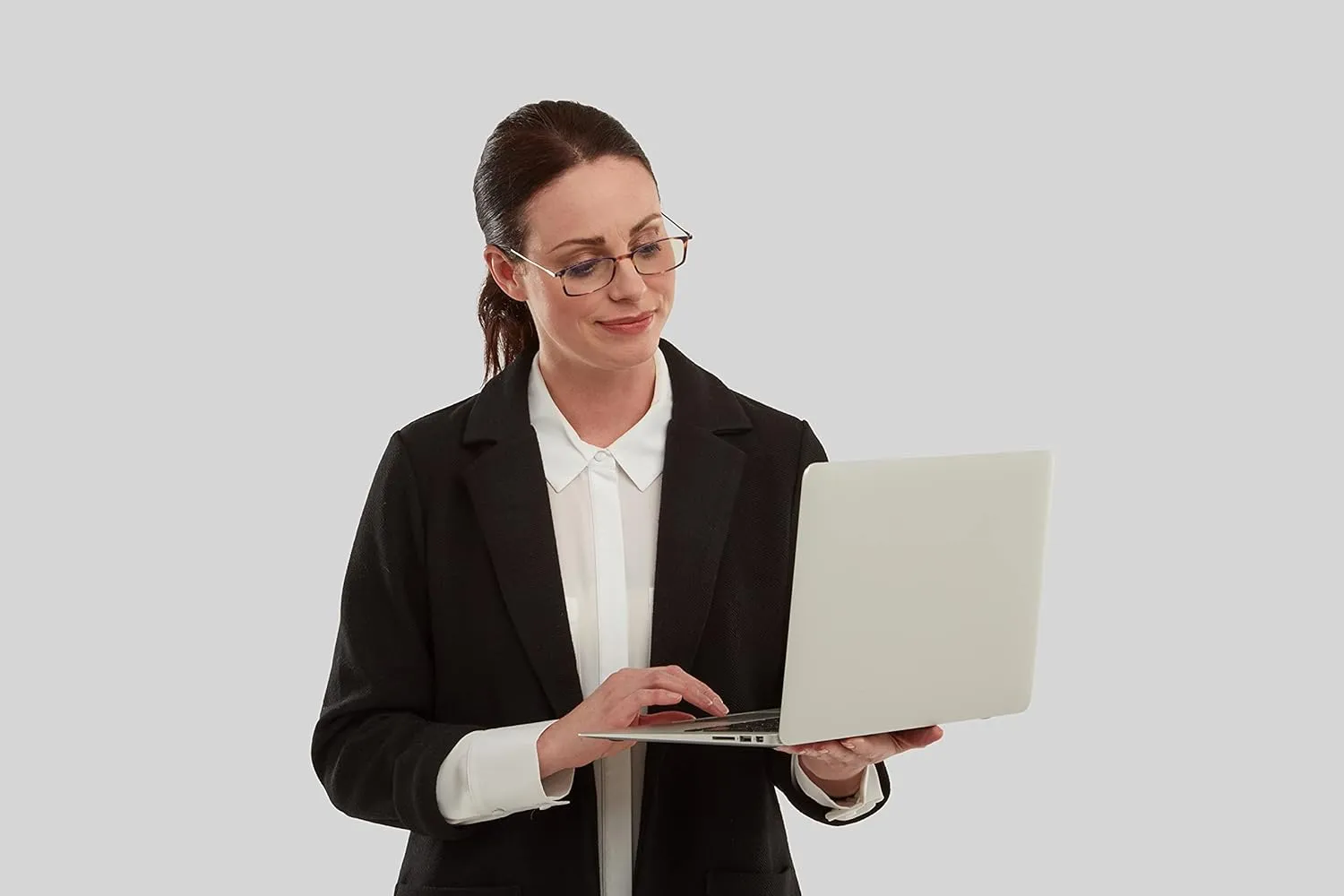 ThinOptics Frontpage Blue-Light Blocking Computer Reading Glasses and Milano Aluminum Case