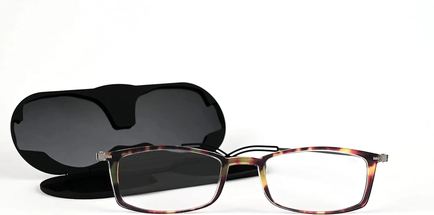 ThinOptics Frontpage Blue-Light Blocking Computer Reading Glasses and Milano Aluminum Case