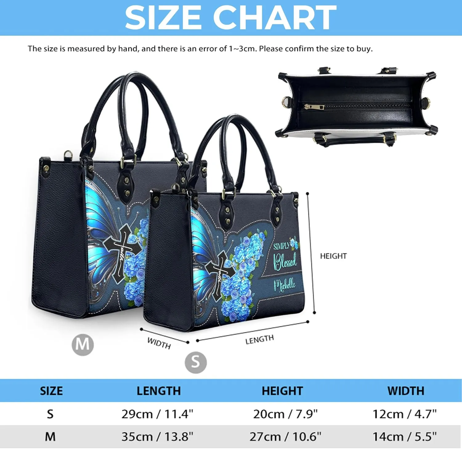 THUYPT Personalized Christian Leather Handbags, Handbag & Purse With Bible Verse Religious Tote Bag, Gift for Her, Religious Leather Handbag Gift for Women (06)