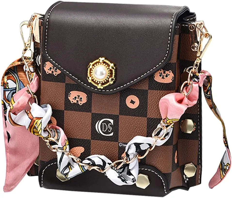 TINMIX Girls Small Crossbody Shoulder Bags Roomy Pockets Mini Cellphone Bag Cell Phone Wallet Purses for Women Teen Girls