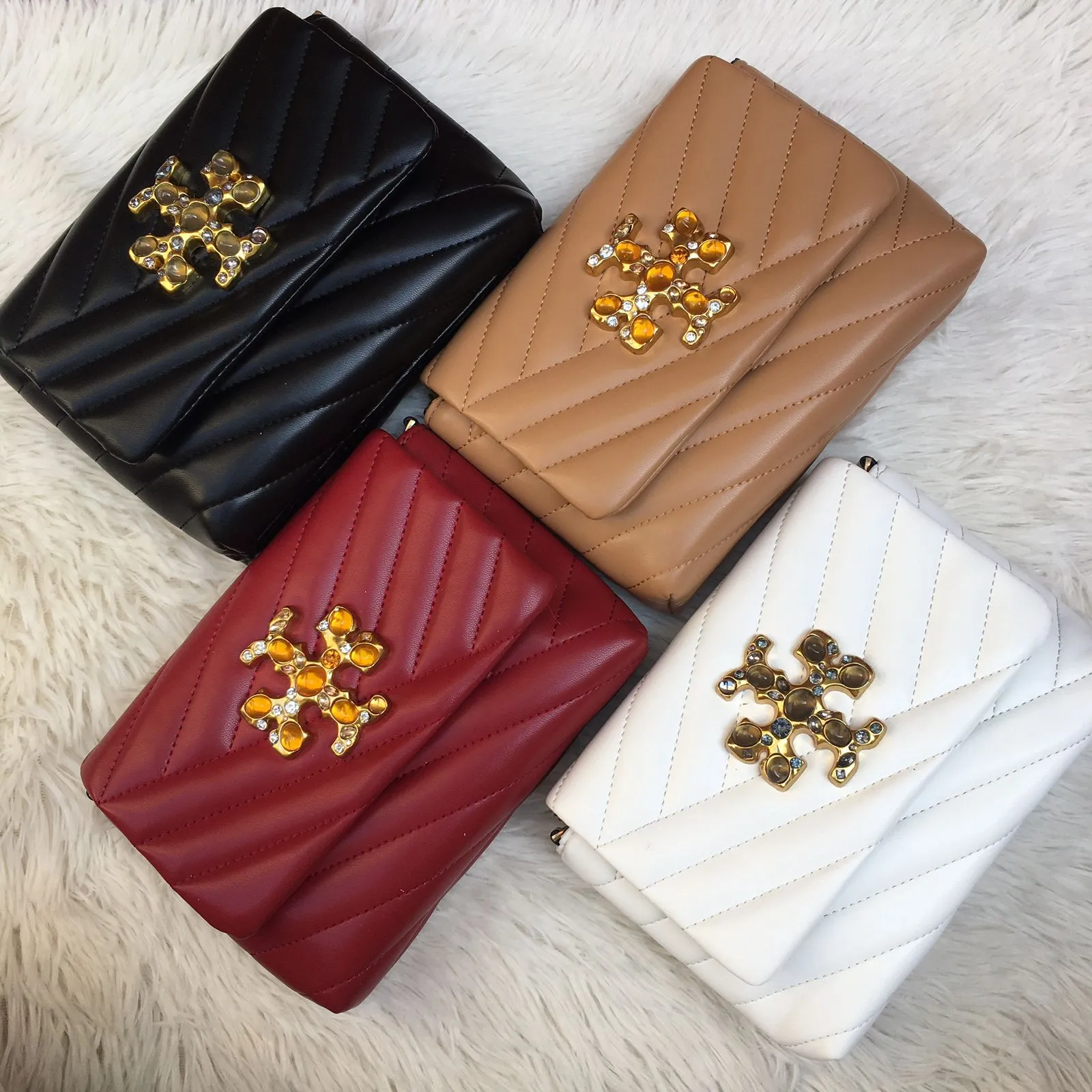 TORY BURCH Kira Embellished Shoulder Bag