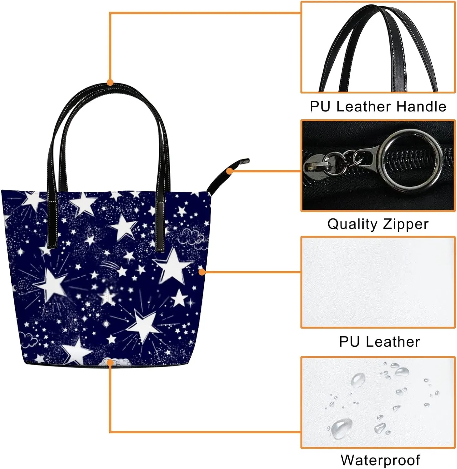Tote Bag for Women Leather Handbags Women's Crossbody Handbags Work Tote Bags for Women Coach Handbags Tote Bag with Zipper