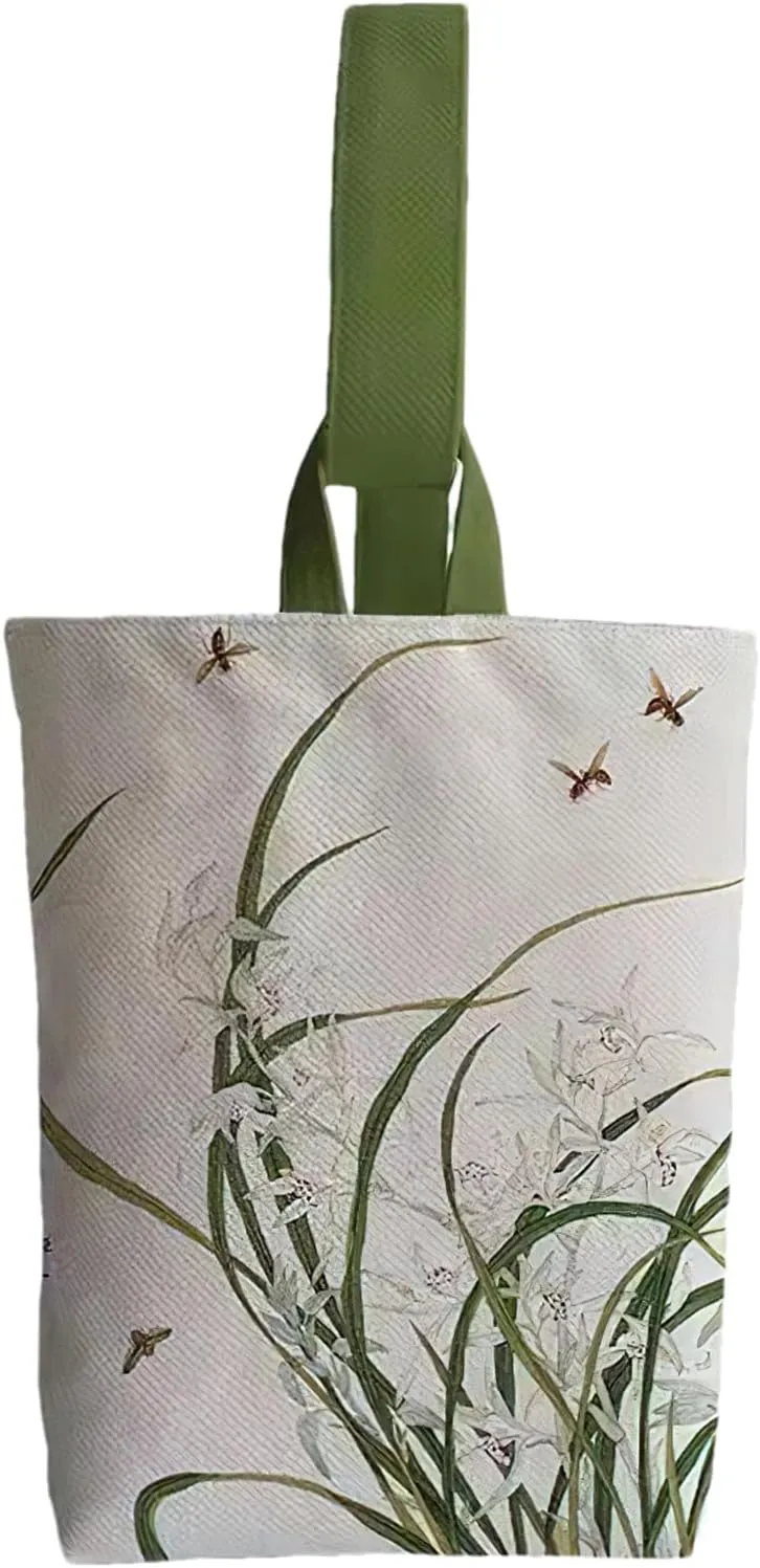 Tote Bag for Women Oxford Cloth Handbag Bucket Bag with Magnetic Snap Closure