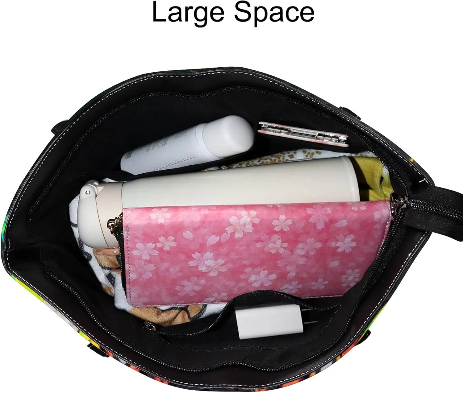 Tote Bag for Women PU Leather Handbags Women's Crossbody Handbags Work Tote Bags for Women Coachbags Tote Bag with Zipper