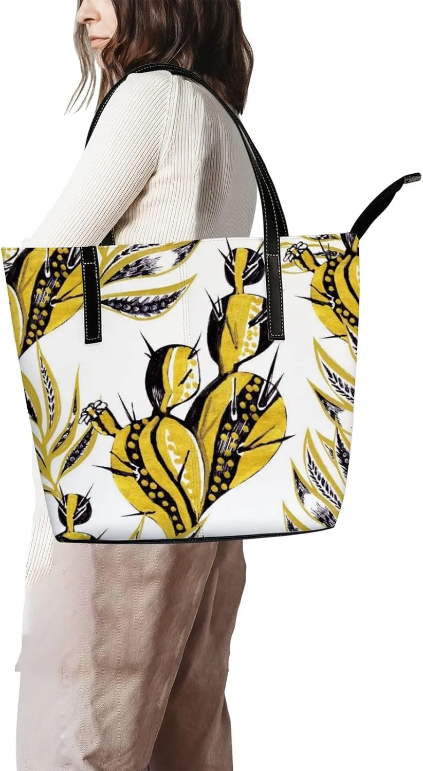 Tote Bag for Women PU Leather Handbags Women's Crossbody Handbags Work Tote Bags for Women Coachbags Tote Bag with Zipper