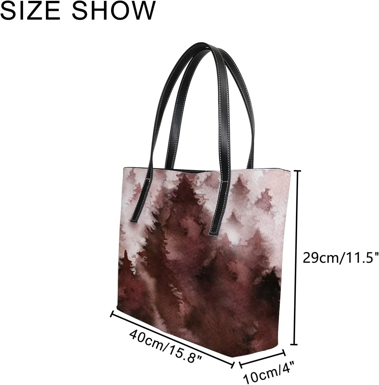Tote Bag for Women PU Leather Handbags Women's Crossbody Handbags Work Tote Bags for Women Coachbags Tote Bag with Zipper