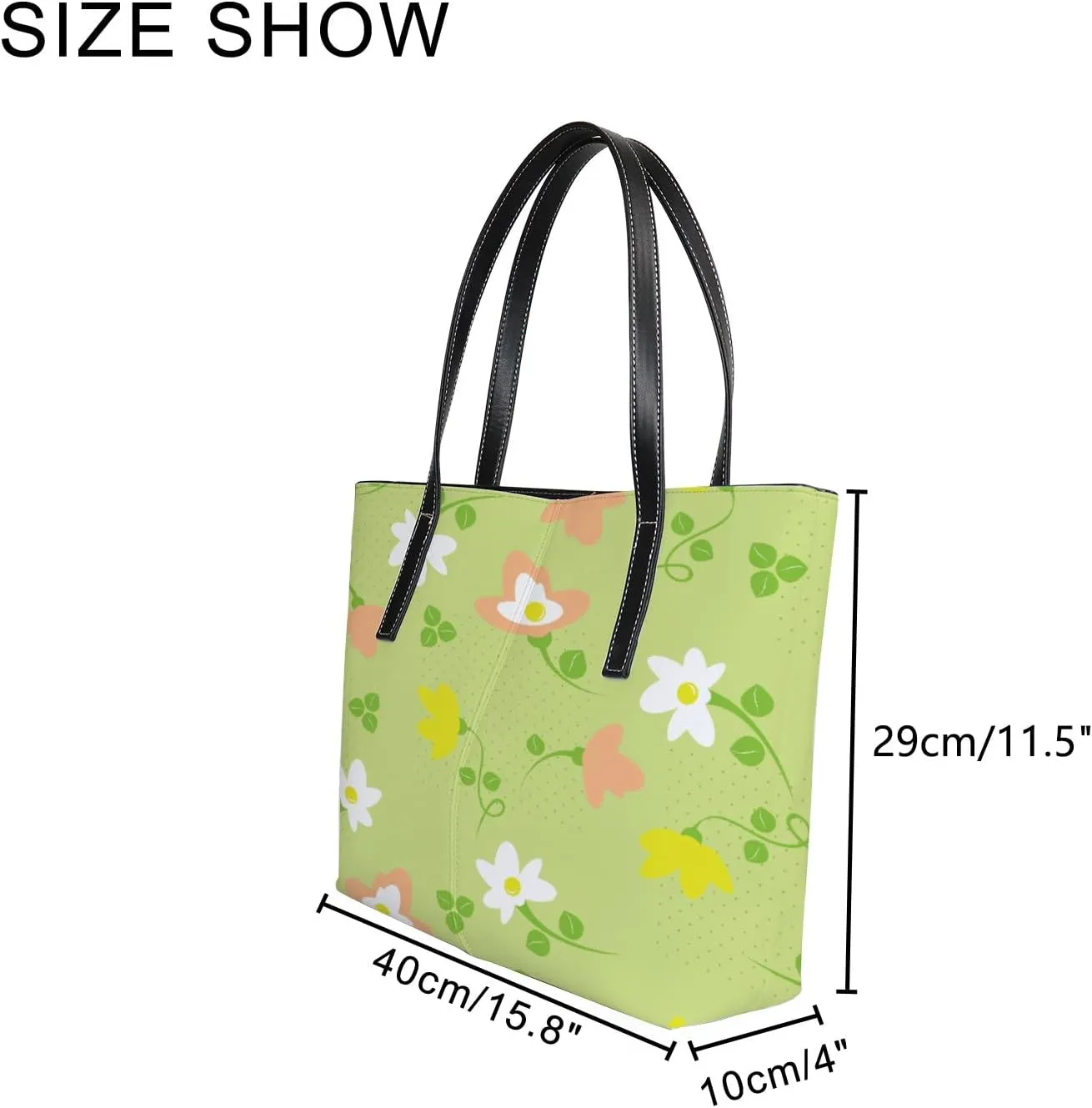 Tote Bag for Women PU Leather Handbags Women's Crossbody Handbags Work Tote Bags for Women Coachbags Tote Bag with Zipper
