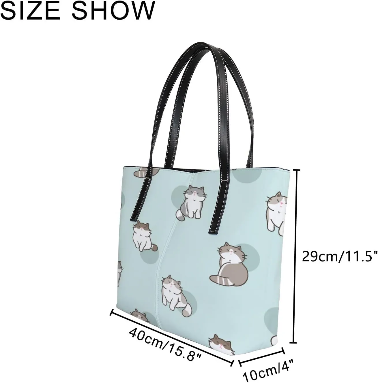 Tote Bag for Women PU Leather Handbags Women's Crossbody Handbags Work Tote Bags for Women Coachbags Tote Bag with Zipper