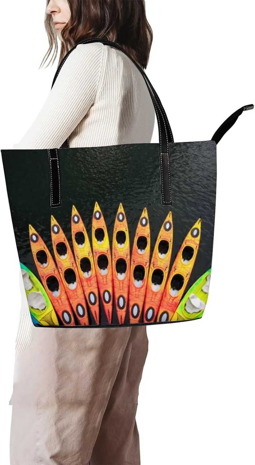 Tote Bag for Women PU Leather Handbags Women's Crossbody Handbags Work Tote Bags for Women Coachbags Tote Bag with Zipper