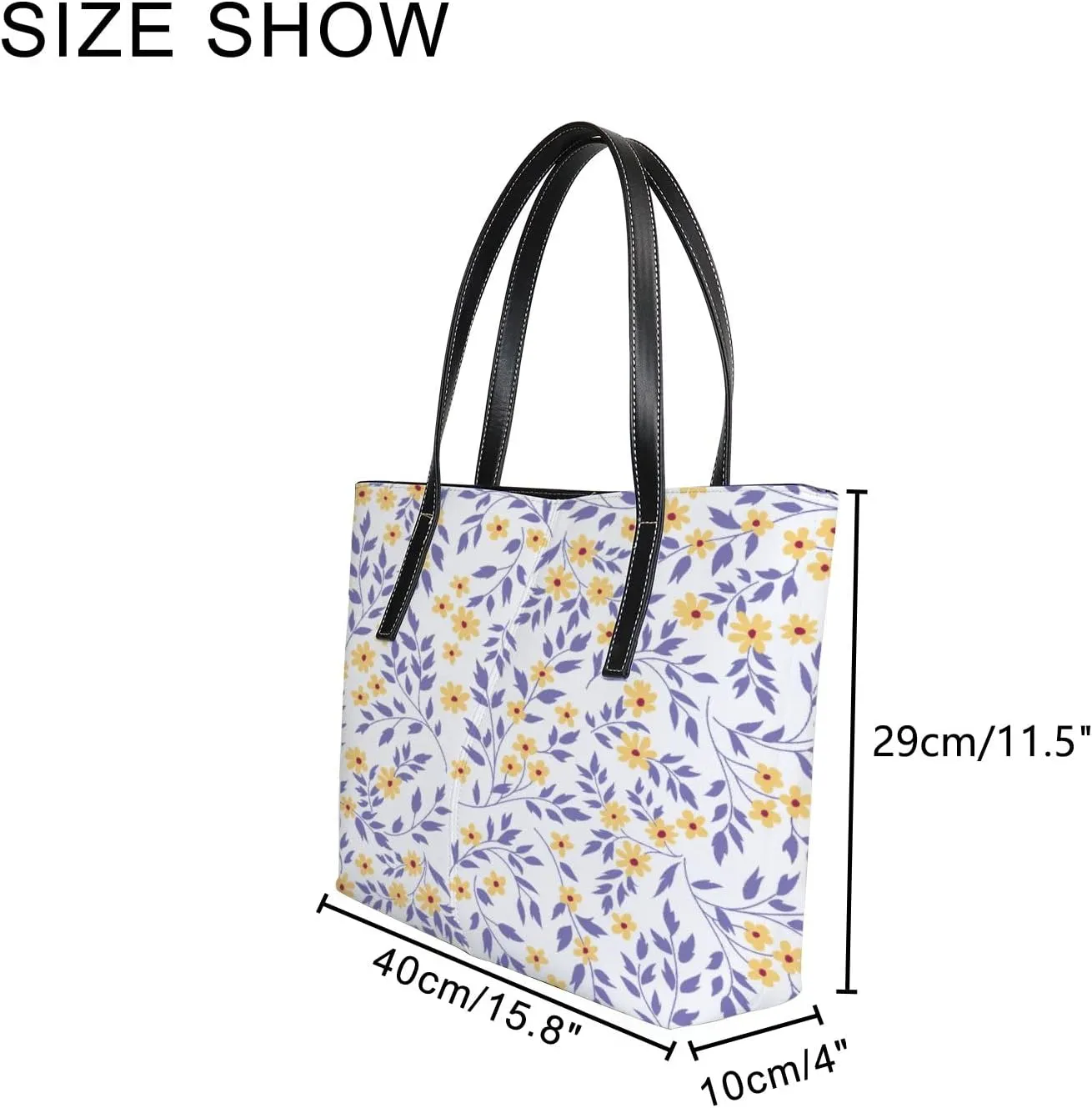Tote Bag for Women PU Leather Handbags Women's Crossbody Handbags Work Tote Bags for Women Coachbags Tote Bag with Zipper