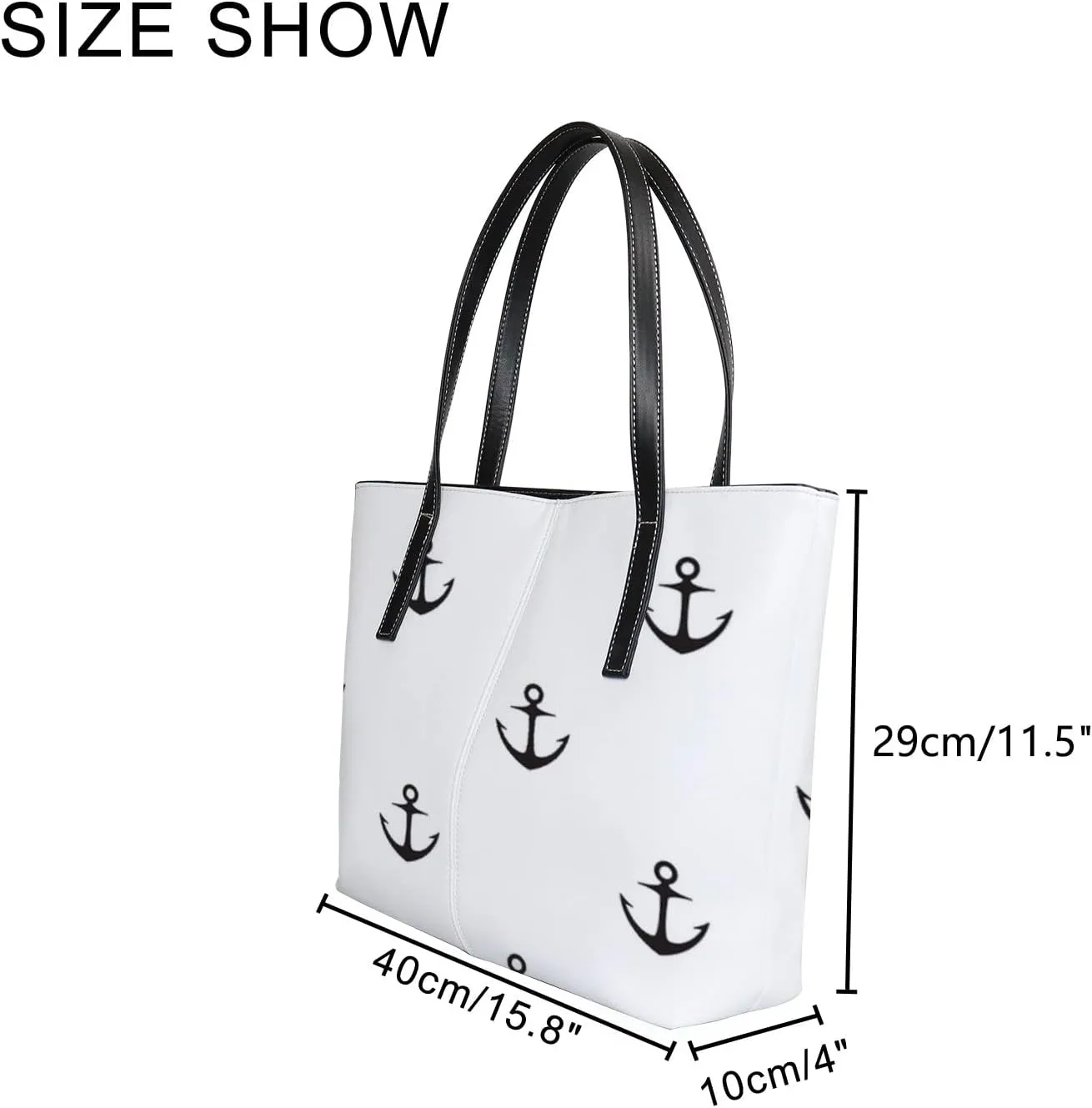 Tote Bag for Women PU Leather Handbags Women's Crossbody Handbags Work Tote Bags for Women Coachbags Tote Bag with Zipper