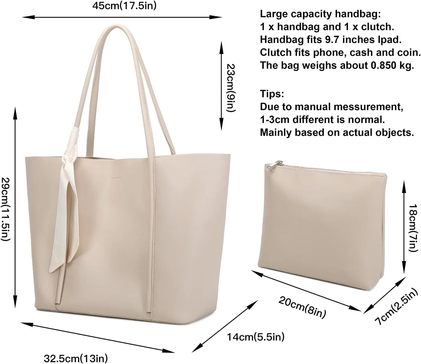 Tote Bags Vegan Leather Purses and Handbags for Women Top Handle Ladies Shoulder Bags