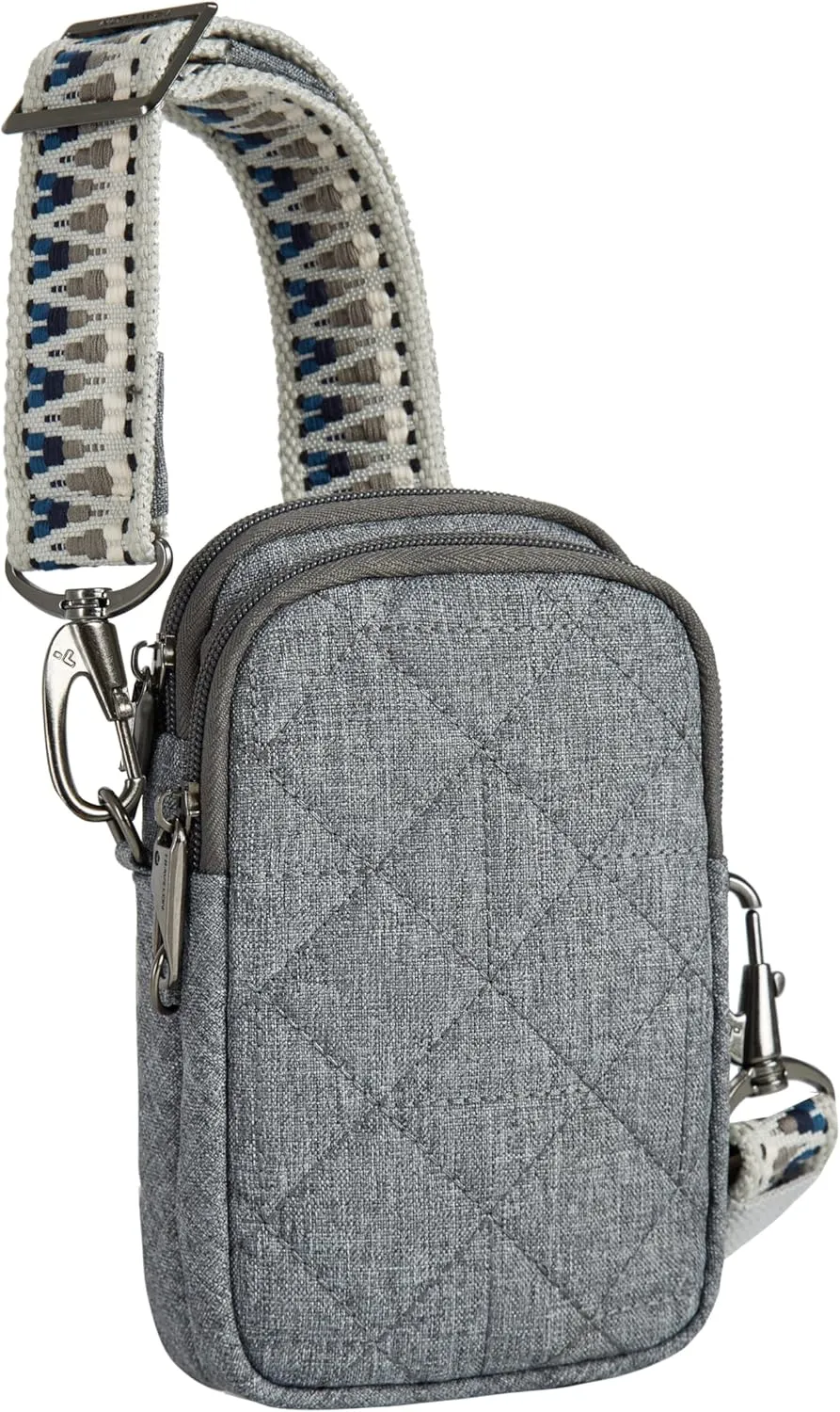 Travelon Anti-Theft Boho 2 Compartment Phone Crossbody
