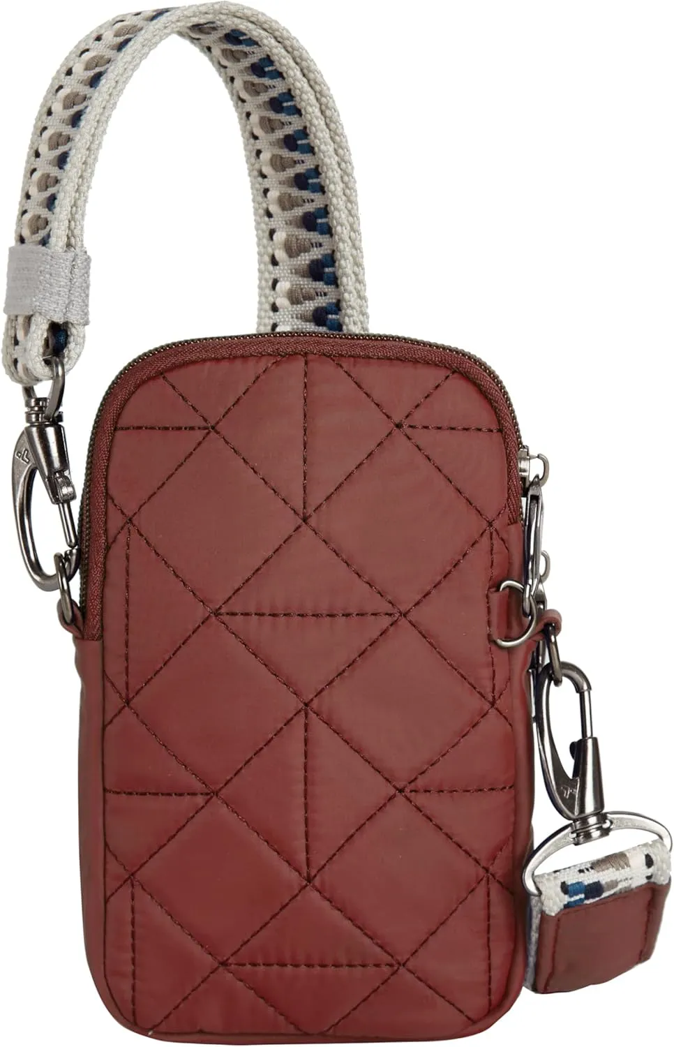 Travelon Anti-Theft Boho 2 Compartment Phone Crossbody