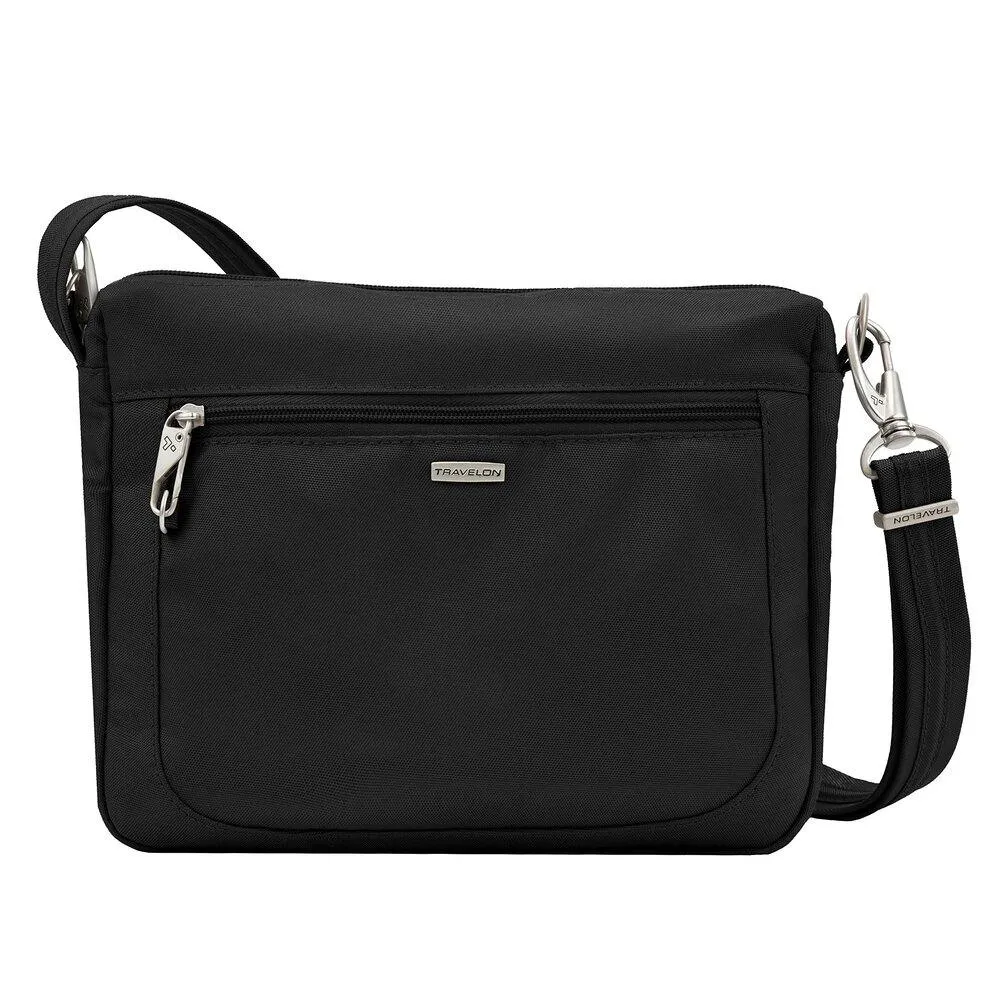 Travelon Anti-Theft Classic Small E/w Crossbody Bag, Black (Black) - 43115 500