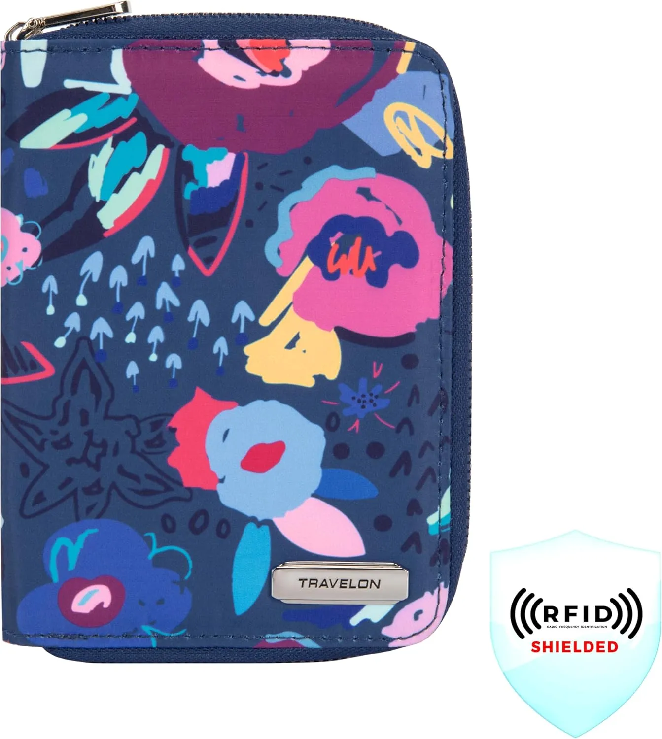 Travelon RFID Blocking Passport Zip Wallet