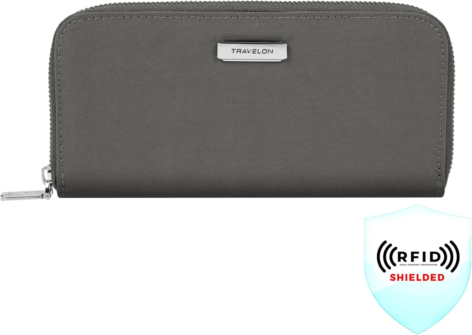 Travelon RFID Blocking Single Zip Wallet